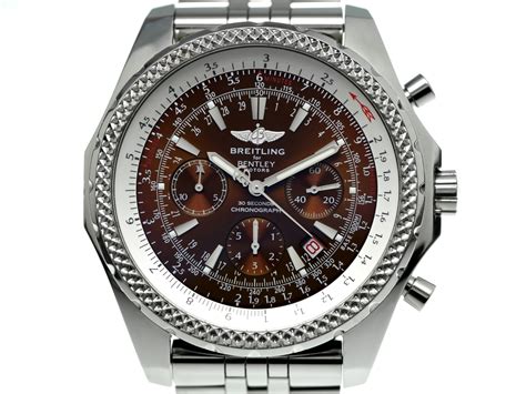 breitling for bentley special edition certified chronometer 100m 330ft|Breitling Bentley chronograph men's watch.